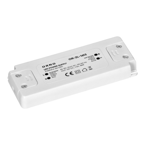 Zasilacz do LED 12VDC 18W, IP20 OR-ZL-1613 ORNO