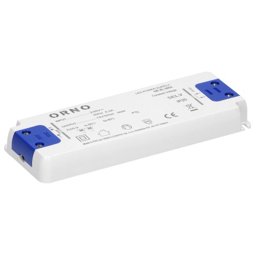 Zasilacz płaski do LED 12VDC 50W, IP20 wysokość 18mm OR-ZL-1652 ORNO