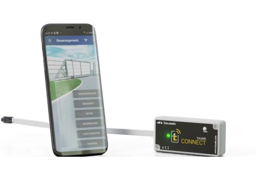 Netmoduł Tousek Connect T-Connect do sterowania programowania i serwisowania bezprzewodowo napędu szlabanu bramy Tousek 12112360 z dowolnego miejsca na świecie