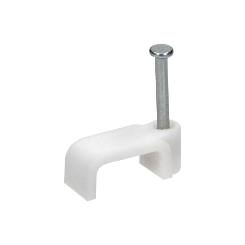 Uchwyt kablowy płaski na kabel YDYp 3 x 1,5mm2, 10x6 mm (100szt) OR-MP-6001/10/6/100 ORNO