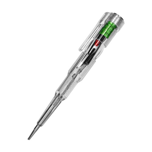 Elektroniczny próbnik napięcia 6w1, test obecności, pomiar, indukcja, ciągłość, polaryzacja DC, wykrywanie mikrofal, transparentny OR-AE-13275 ORNO