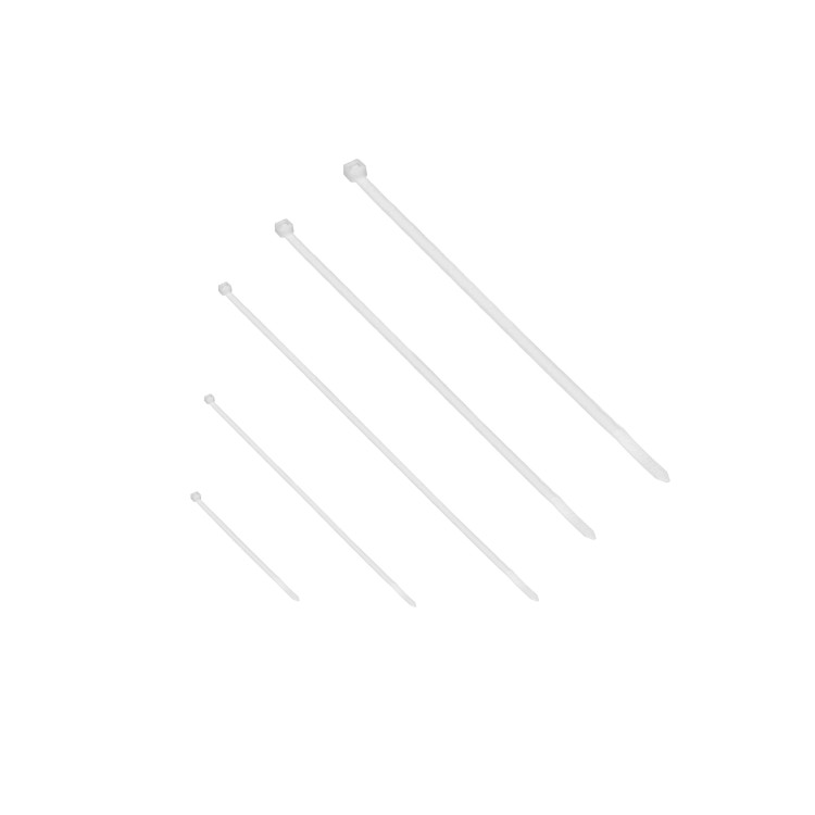 Zestaw opasek kablowych 100szt, kolor naturalny, W zestawie: 2,5x100-20szt, 2,5x200-20szt, 3,6x300-20szt, 4,8x300-20szt, 7,5x300-20szt OR-AE-13207 ORNO