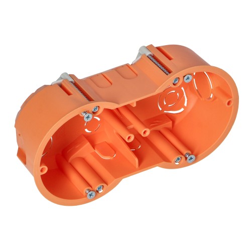 Puszka podtynkowa 60 mm płytka dwukrotna do G/K, 70 sztuk OR-JB-13813/2/70 ORNO