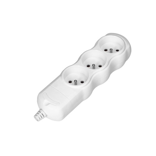 Rozgałęźnik wielogniazdowy 3x2P+Z, biały OR-AE-13262/W ORNO