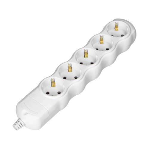 Rozgałęźnik wielogniazdowy 5x2P+Z, Schuko, biały OR-AE-13266(GS)/W ORNO