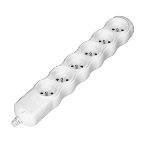 Rozgałęźnik wielogniazdowy 6x2P+Z, biały OR-AE-13268/W ORNO