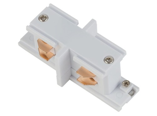 Łącznik do szynoprzewodu środkowy prosty CTLS STRAIGHT CONNECTOR MINI WHITE 8085 NOWODVORSKI Lighting Loft nowoczesna trójfazowa 3 fazowa 3F sufitowy ścienny do oświetlenie szynowe listwa natynkowa szynoprzewodów złączka prosta biały Inspiracje Premium