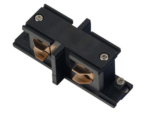 Łącznik do szynoprzewodu środkowy prosty CTLS STRAIGHT CONNECTOR MINI BLACK 8084 NOWODVORSKI Lighting Loft nowoczesna trójfazowa 3 fazowa 3F sufitowy ścienny do oświetlenie szynowe listwa natynkowa szynoprzewodów złączka prosta czarny Inspiracje Premium