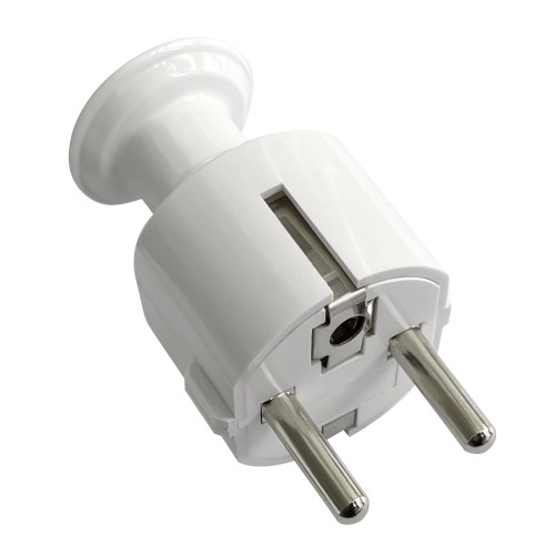 Wtyczka prosta Uni-Schuko 16A, 230V, biała, 24 sztuki OR-AE-13304/W/24 ORNO