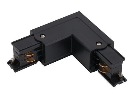 Łącznik do szynoprzewodu kątowy L CTLS POWER L CONNECTOR LEFT BLACK L-L 8706 NOWODVORSKI Lighting Loft nowoczesna trójfazowa 3 fazowa 3F sufitowy ścienny do oświetlenie szynowe listwa natynkowa szynoprzewodów złączka kątowa czarny Inspiracje Premium