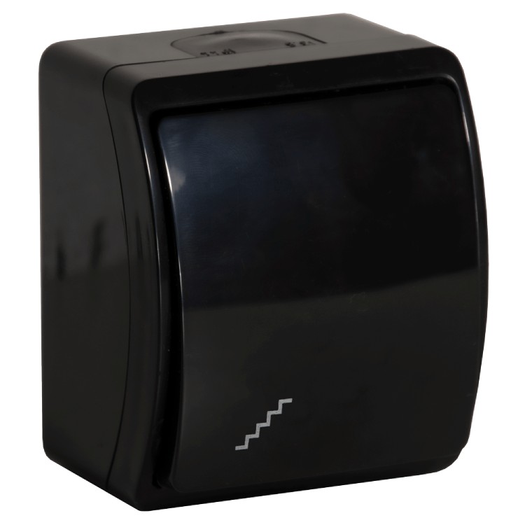 Łącznik schodowy n/t AQUATIC IP44 czarny, 10 szt. OR-OE-7102/B/10 ORNO