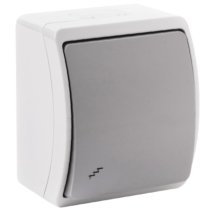 Łącznik schodowy n/t AQUATIC IP44 szary-grafit, 10 szt. OR-OE-7102/GR/10 ORNO