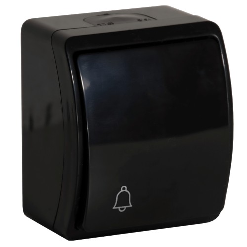 Przycisk dzwonek n/t AQUATIC IP44 czarny, 10 szt. OR-OE-7104/B/10 ORNO