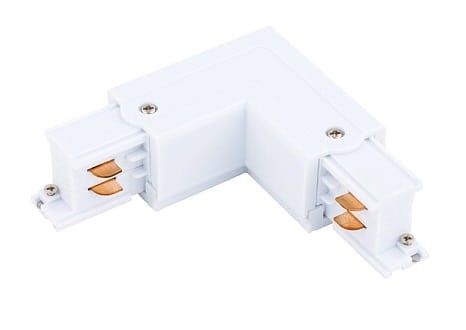 Łącznik do szynoprzewodu kątowy L CTLS POWER L CONNECTOR LEFT WHITE L-L 8705 NOWODVORSKI Lighting Loft nowoczesna trójfazowa 3 fazowa 3F sufitowy ścienny do oświetlenie szynowe listwa natynkowa szynoprzewodów złączka kątowa biały Inspiracje Premium