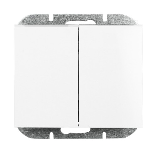 Łącznik p/t świecznikowy Onyx, 10A, 250V, WP-2O, biały OR-OE-7501/W ORNO