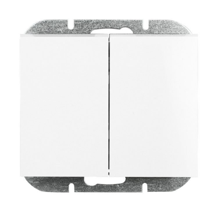 Łącznik p/t świecznikowy Onyx, 10A, 250V, WP-2O, biały OR-OE-7501/W ORNO