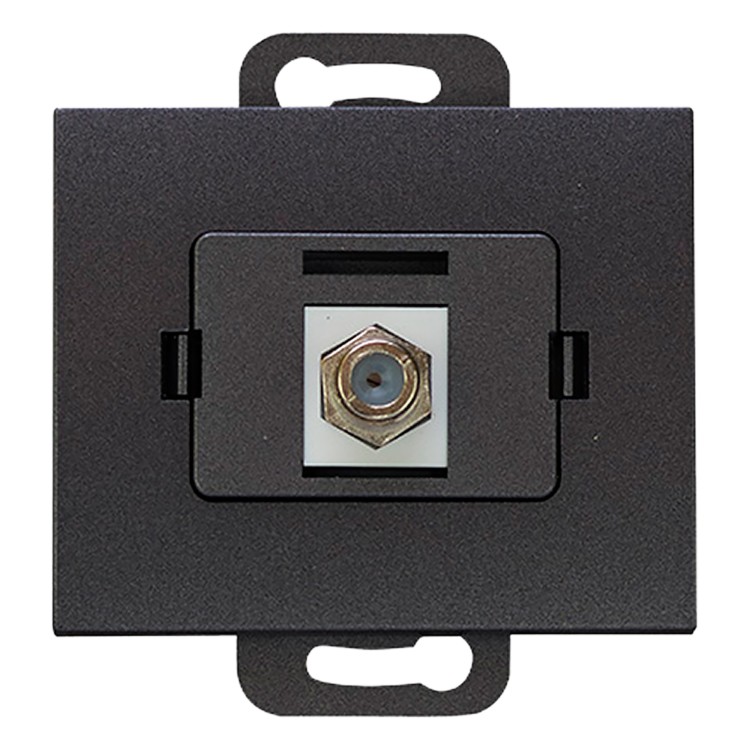 Gniazdo pojedyncze typ F Onyx, TV/F-F/O1, czarny OR-OE-7514/B ORNO