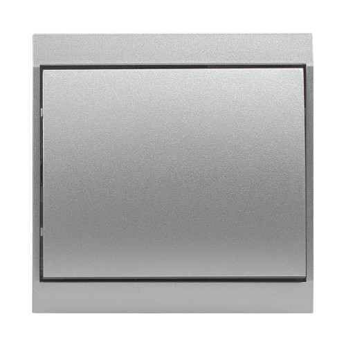Łącznik p/t jednobiegunowy Luna, 10A, 250V, WP-1L, srebrny OR-OE-7600/G ORNO