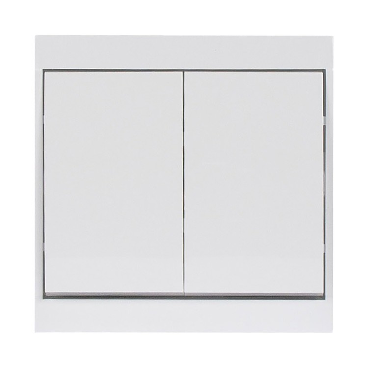 Łącznik p/t świecznikowy Luna, 10A, 250V, WP-2L, biały OR-OE-7601/W ORNO