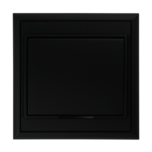 Gniazdo pojedyncze p/t 2P+Z, Schuko, bryzgoszczelne z klapką Luna, 16A, 250V, PT-17LH, czarny OR-OE-7605(GS)/BB ORNO