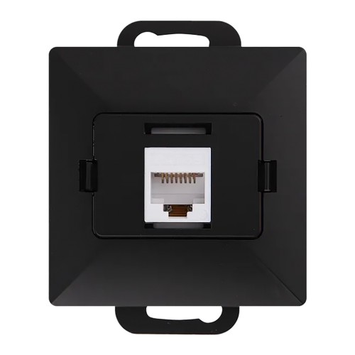 Gniazdo 1xRJ45 Cat5 Pearl, RJ45-5CAT/P1, czarny OR-OE-7715/B ORNO