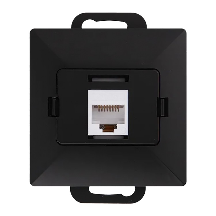 Gniazdo 1xRJ45 Cat5 Pearl, RJ45-5CAT/P1, czarny OR-OE-7715/B ORNO