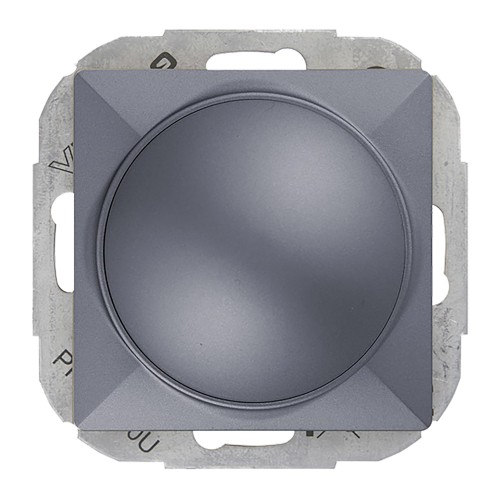 Ściemniacz obrotowy LED Pearl, 230V, 50Hz, Pmin:3W, Pmax:35W, SO-1P/LED, antracyt OR-OE-7716/LED/A ORNO