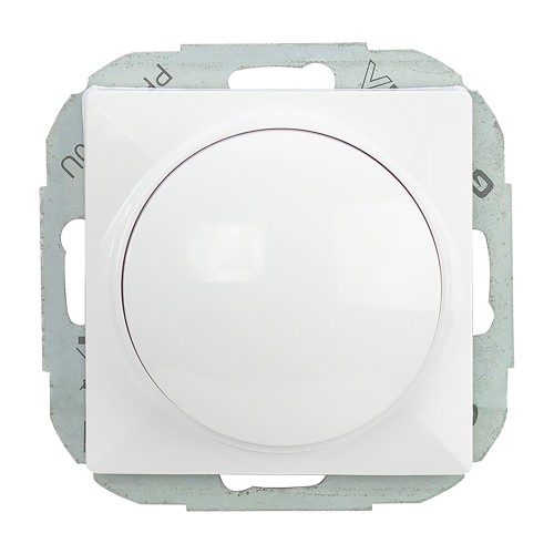 Ściemniacz obrotowy LED Pearl, 230V, 50Hz, Pmin:3W, Pmax:35W, SO-1P/LED, biały OR-OE-7716/LED/W ORNO