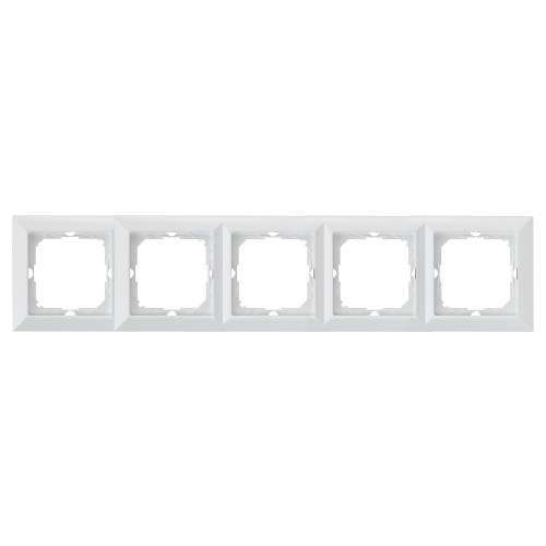Ramka pieciokrotna Pearl, Ra-5P, biały OR-OE-7720/5/W ORNO