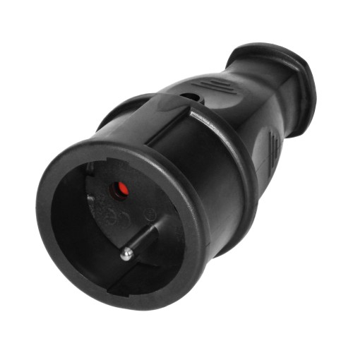 Gniazdo warsztatowe 2P+Z, czarny, 12 szt. OR-AE-13258/12 ORNO