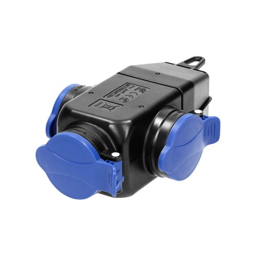 Rozgałęźnik bryzgoszczelny i odporny na uderzenia, IP44, 3x2P+Z, 16A, 230V AC OR-AE-1346 ORNO