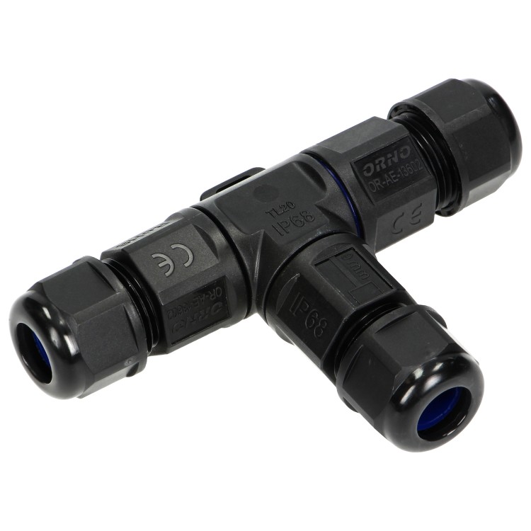 Konektor kablowy trójnik T IP68, 3x4mm2, 450V/25A OR-AE-13602 ORNO