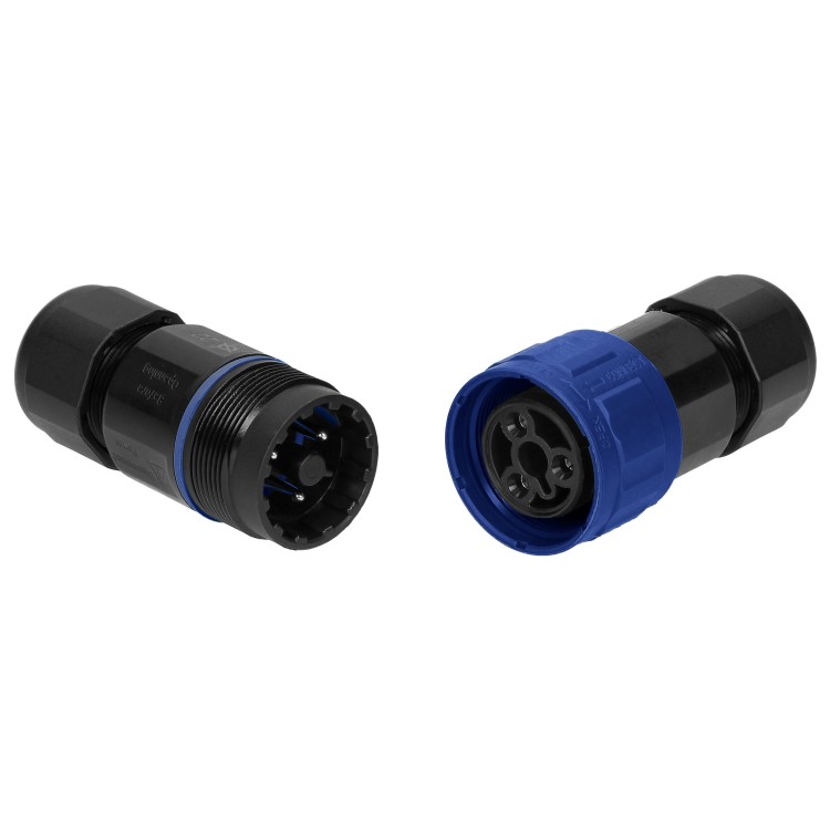 Konektor kablowy, gniazdo-wtyczka, 3x4mm2, IP68 , 10 sztuk OR-AE-13612/10 ORNO