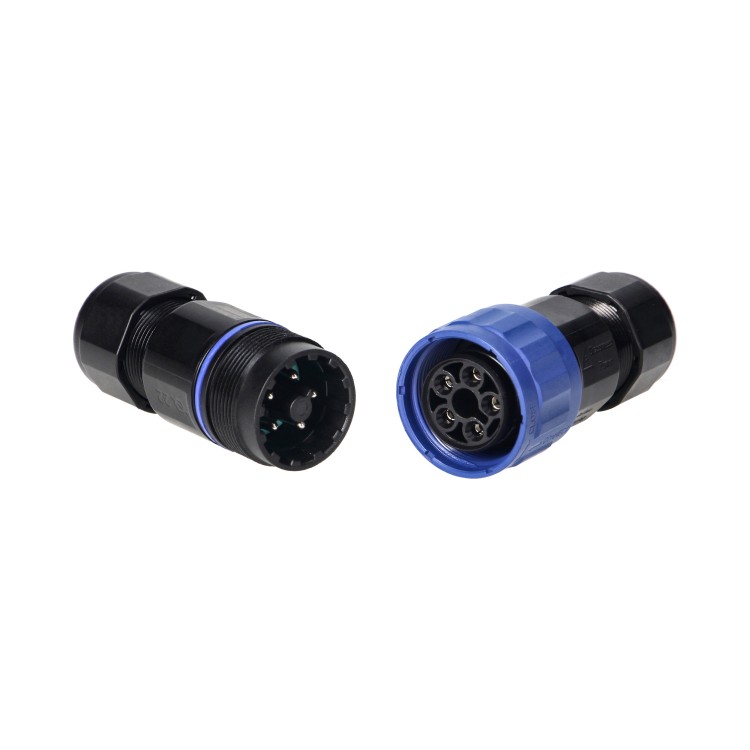 Konektor kablowy PLUG-IN, gniazdo-wtyczka, 5x4mm2, IP68, 10 sztuk OR-AE-13613/10 ORNO