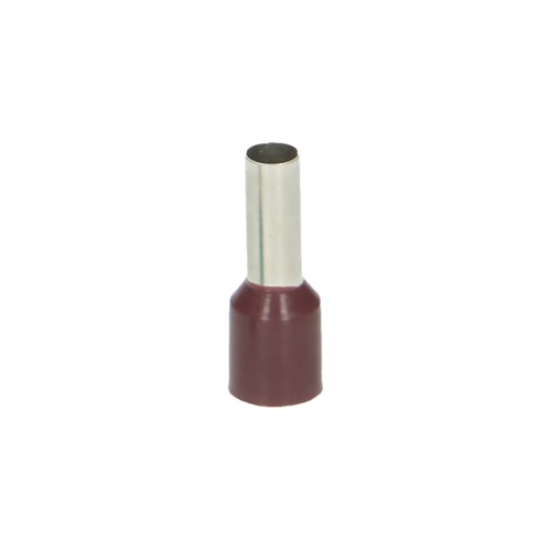 Tulejka izolowana, przekrój maksymalny 10mm2, długość miedzianej tulejki 12mm, 100 sztuk. OR-KK-8100/10/12 ORNO