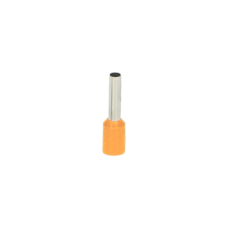 Tulejka izolowana, przekrój maksymalny 4mm2, długość miedzianej tulejki 10mm, 100 sztuk. OR-KK-8100/4/10 ORNO