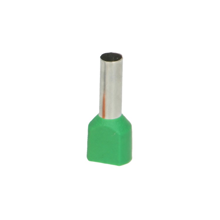 Tulejka izolowana podwójna, przekrój maksymalny 6mm2, długość miedzianej tulejki 14mm, 100 sztuk. OR-KK-8101/6/14 ORNO