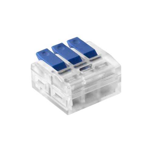 Złączka instalacyjna zaciskowa 3-przewodowa; na dowolny przewód 0,2-4mm2; IEC 450V/32A; 10 szt. OR-SZ-8017/3/10 ORNO