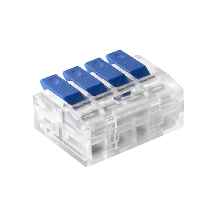 Złączka instalacyjna zaciskowa 4-przewodowa; na dowolny przewód 0,2-4mm2; IEC 450V/32A; 10 szt. OR-SZ-8017/4/10 ORNO