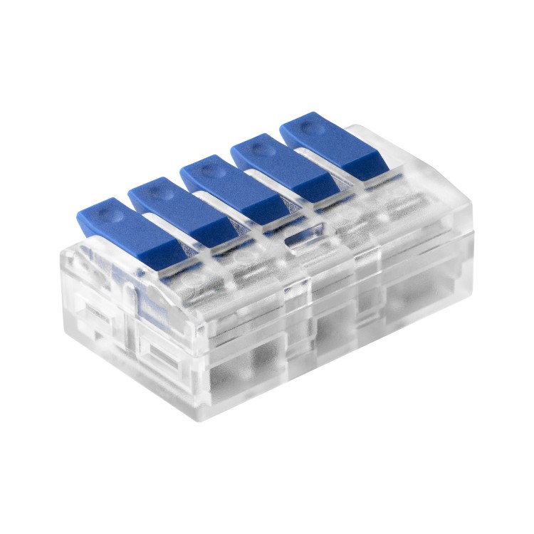 Złączka instalacyjna zaciskowa 5-przewodowa; na dowolny przewód 0,2-4mm2; IEC 450V/32A; 8 szt. OR-SZ-8017/5/8 ORNO