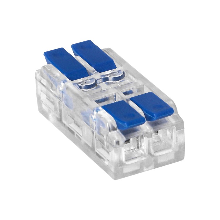 Złączka instalacyjna zaciskowa 2-przewodowa, dwustronna; na dowolny przewód 0,75-4mm2; IEC 250V/32A; worek 10 szt. OR-SZ-8021/2/10 ORNO