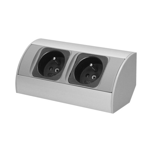 Gniazdo meblowe bez wyłącznika, 2x2P+Z OR-AE-1303/G ORNO