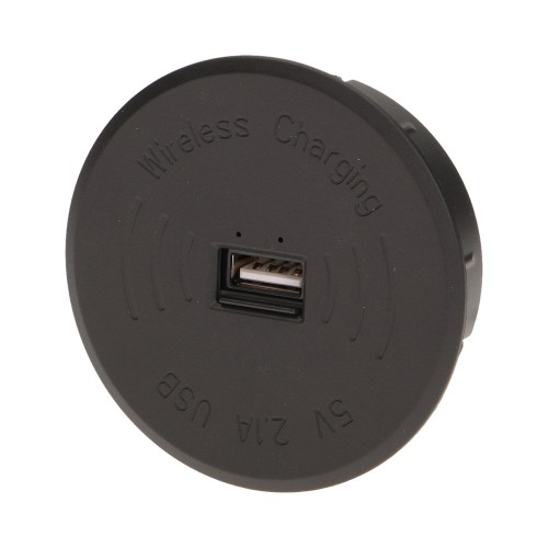Bezprzewodowa ładowarka indukcyjna z dodatkowym portem USB, czarna OR-AE-1367/B ORNO
