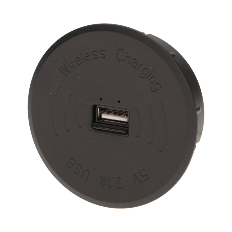 Bezprzewodowa ładowarka indukcyjna z dodatkowym portem USB, czarna OR-AE-1367/B ORNO
