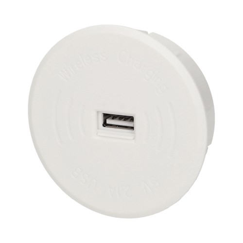 Bezprzewodowa ładowarka indukcyjna z dodatkowym portem USB, biała OR-AE-1367/W ORNO