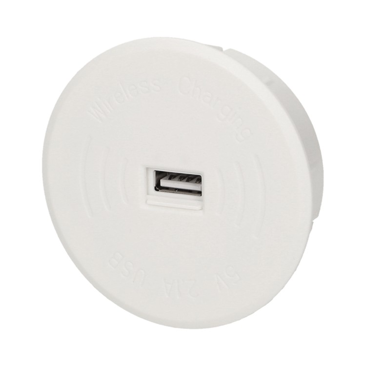 Bezprzewodowa ładowarka indukcyjna z dodatkowym portem USB, biała OR-AE-1367/W ORNO