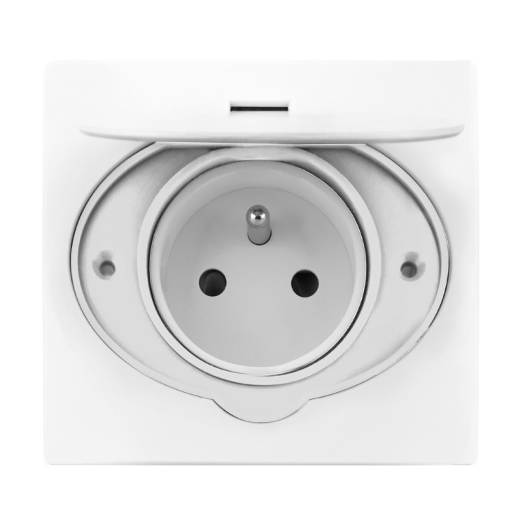 Hermetyczne gniazdo elektryczne, IP55, 1x2P+Z(French), białe OR-AE-1397/W ORNO