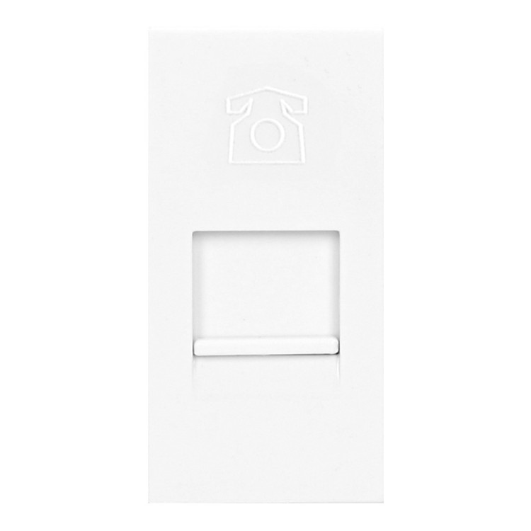 NOEN RJ11, gniazdo modułowe 22,5x45mm telefoniczne RJ11, białe OR-GM-9010/W/RJ11 ORNO