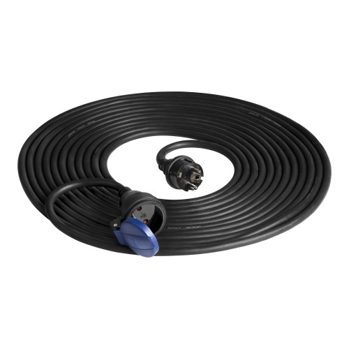 Przedłużacz warsztatowy bryzgoszczelny IP44, 1x2P+Z 10m,kabel gumowy olejoodporny H07RN-F 3x1,5mm2, 230VAC/16A OR-AE-13290/10M ORNO