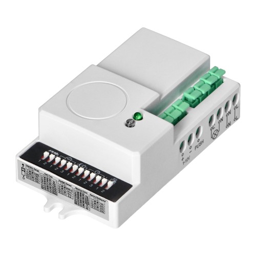 Mikrofalowy czujnik ruchu mini ze ściemniaczem, 360/180st. z regulacją zworkową, IP20, 1200W OR-CR-269 ORNO